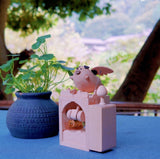 Flying Pig Wooden Music Box