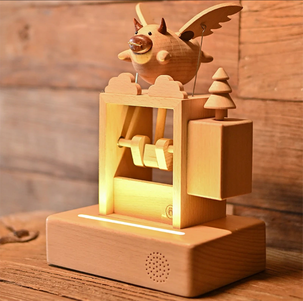 Small Electric Flying Bull with Bluetooth Speaker - Mike Uncle