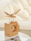 The great roc takes flight-Wooden bird sculpture