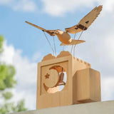 The great roc takes flight-Wooden bird sculpture