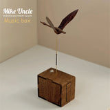 Migratory Swan Walnut Music Box