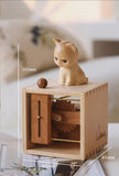 Playful Cat with Ball - Automatic cat toy | Wooden Ornaments