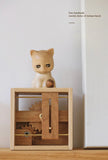 Playful Cat with Ball - Automatic cat toy | Wooden Ornaments