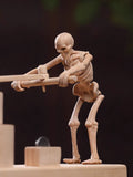 Wooden Skeleton Automaton Grinding Mill - Wooden Mechanical Toy - Fortune Turns - Money talks