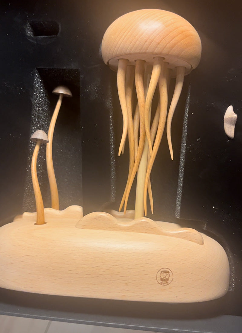 New Ocean World - Ornamenti per meduse meccaniche in legno