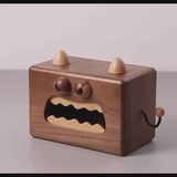 Little Monster Walnut Wood Tissue Box